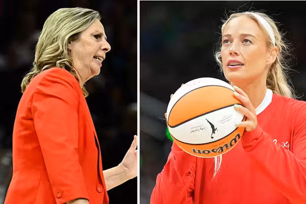 WNBA coach counter-protests Sophie Cunningham with 'trans kids' shirt — Caitlin Clark responds