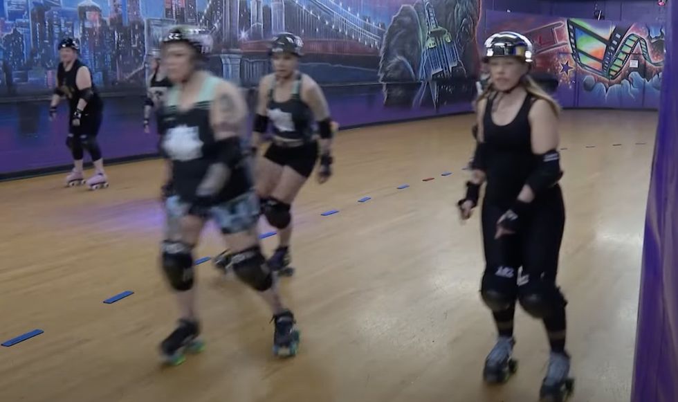 Woke women's roller derby league welcomes biological males who identify as female‚ sues county exec over trans restrictions