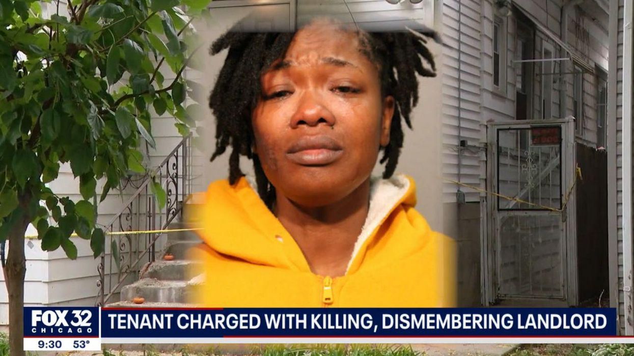Woman allegedly used 'large butcher knives' to dismember Chicago landlord, then placed body parts in freezer. Tenant charged with first-degree murder.