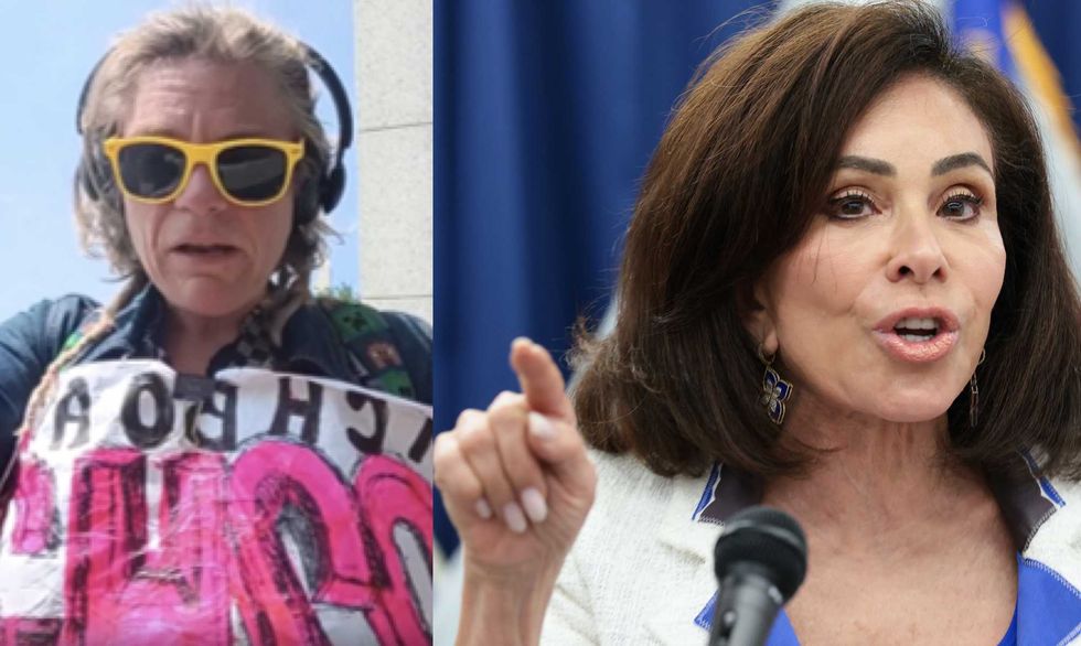 Woman arrested for allegedly vandalizing war memorial in DC — and Pirro says it's personal