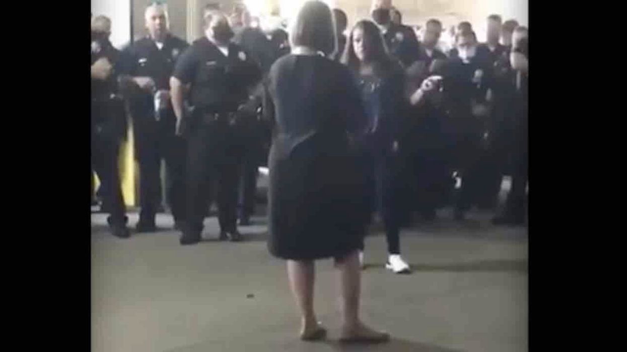 Woman cop of color blasts Los Angeles councilwoman to her face — and Black Lives Matter, too