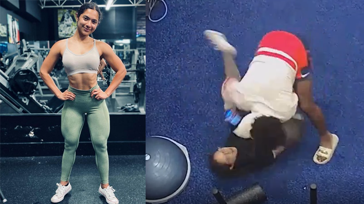 Woman fends off attacker in apartment complex gym, man turns out to be fellow tenant, admits wanting to have sex with her