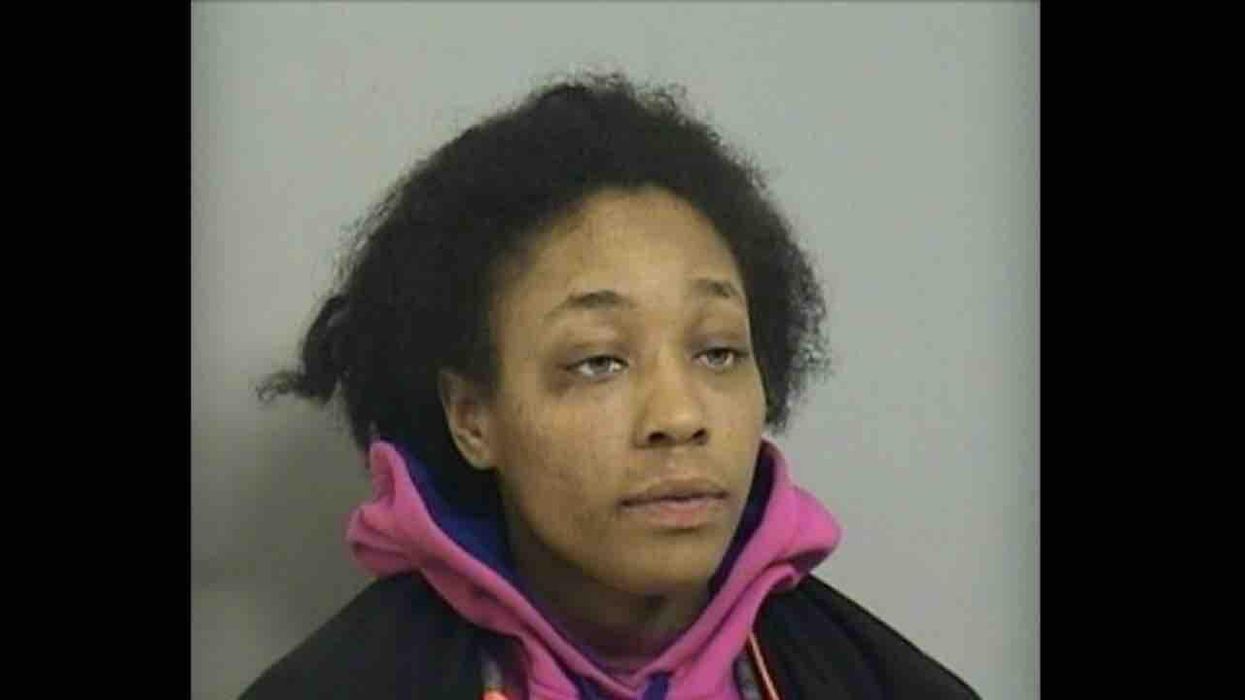 Woman steals car with 13-year-old boy sleeping in front seat. He wakes up, punches her in the face several times to get her to stop — and it works.
