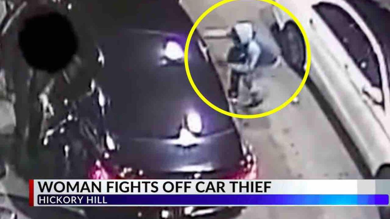 Woman wallops would-be car thief at gas station, tosses him to the ground: 'I'm not in the mood tonight'