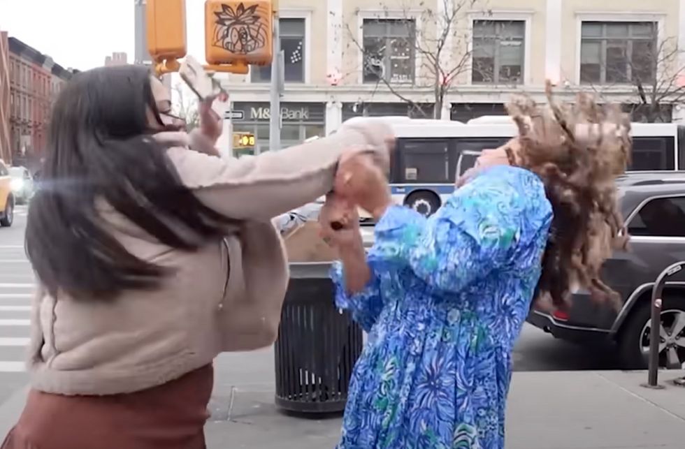 Woman who apparently punched pro-life activist during street interview has been arrested