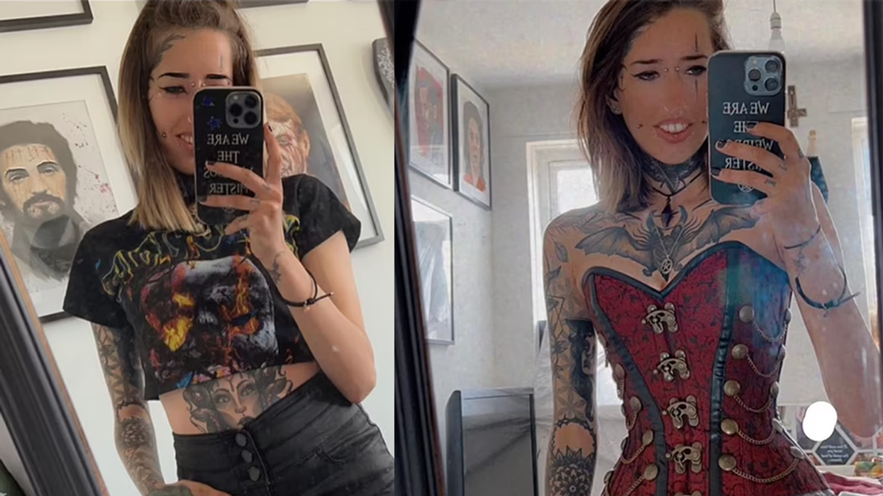 Woman who had photos of serial killers on her wall allegedly stabs sleeping boyfriend 22 times, shows friend the body in a video call