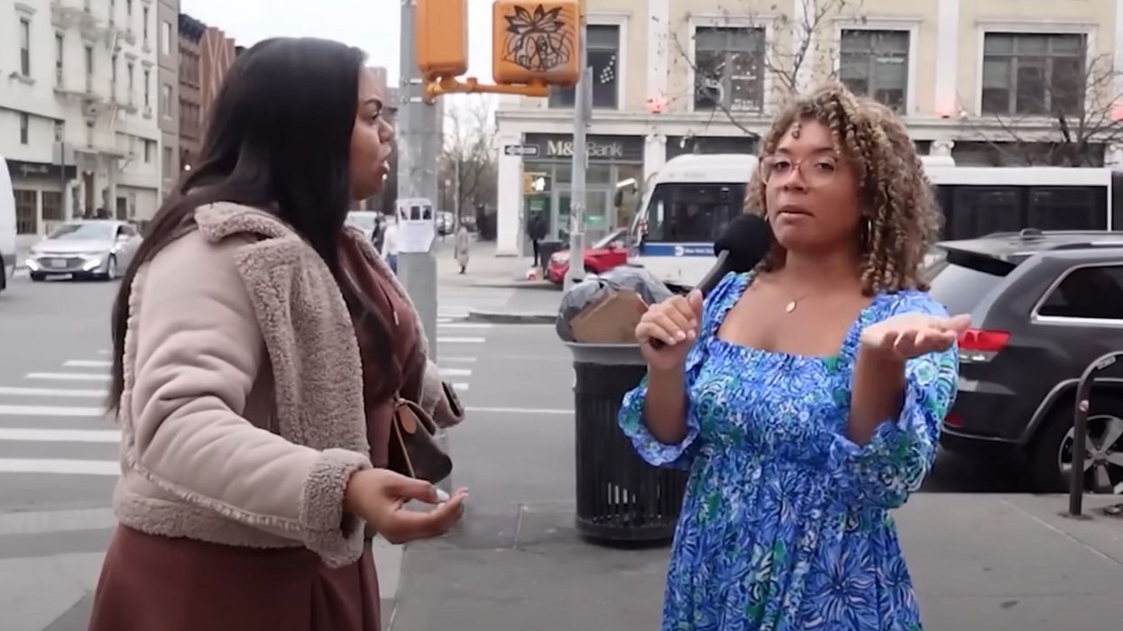 Woman who punched pro-life activist during street interview claims she was antagonized | Blaze Media