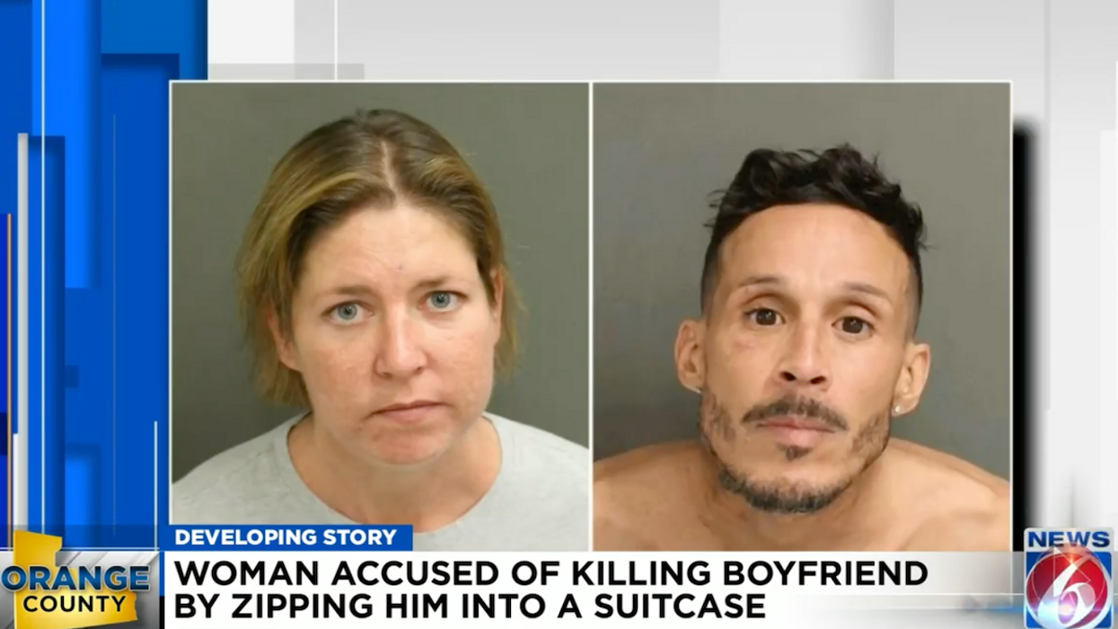 Woman whose boyfriend was found dead inside a suitcase claims his death was result of a drunken hide-and-seek accident — but police say otherwise based on damning videos