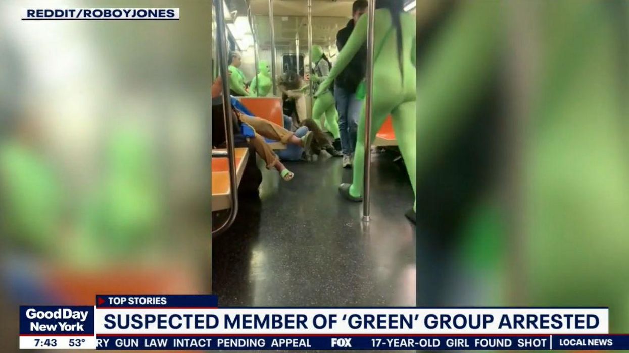 Women in green bodysuits who punched, kicked NYC subway riders in bizarre attack are identified — and one is arrested
