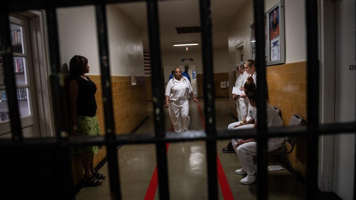 Women inmates condemn California for pro-trans law forcing them to be housed with, abused by men. State hands out condoms and pregnancy resources.