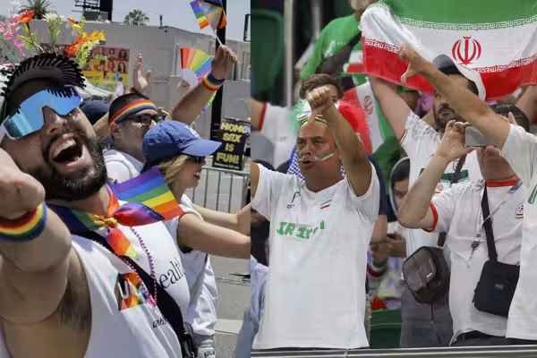 World Cup fans from 2 anti-gay Islamic countries will wade through LGBTQ+ propaganda at 'Pride Match'