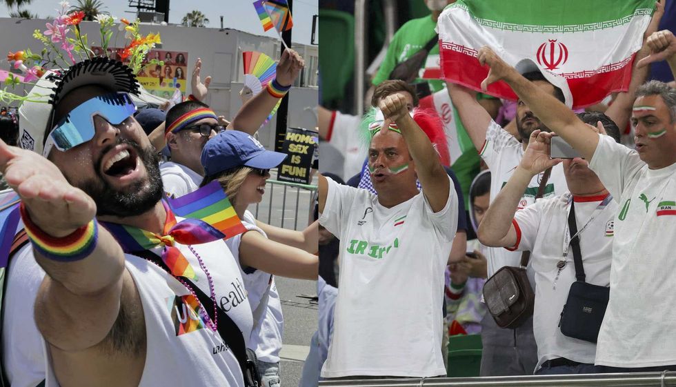 World Cup fans from 2 anti-gay Islamic countries will wade through LGBTQ+ propaganda at 'Pride Match'