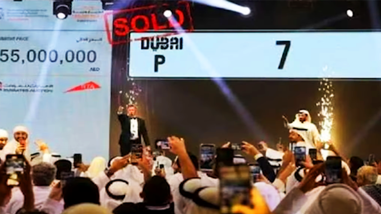 World's most expensive license plate sold for $15 million at Dubai auction