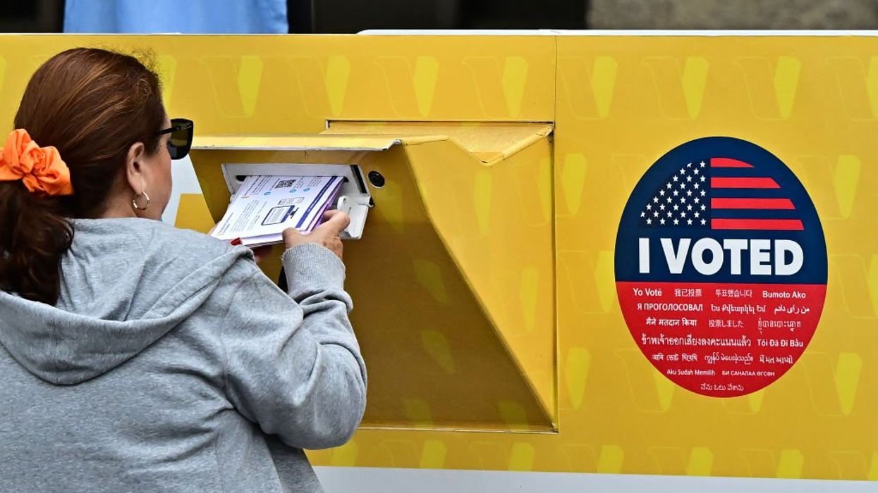 Yes, mail-in voting is banned all across the world, even in Ukraine
