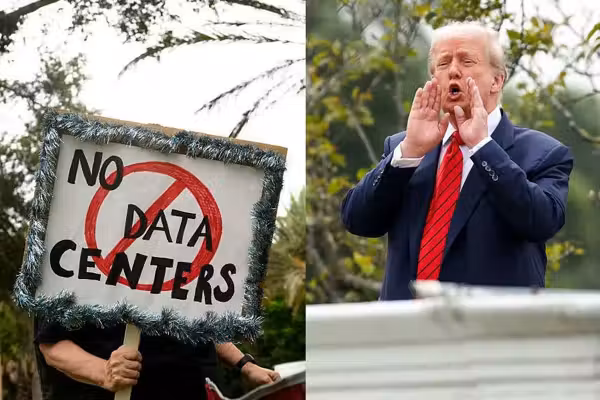 'You can't fight it': Trump defends data centers, signs up 23 governors to shield Americans from price hikes