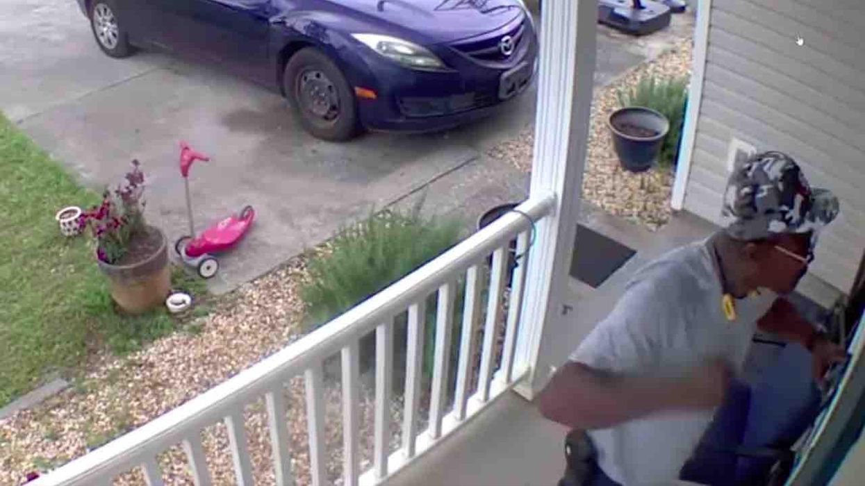 'You wanna f***in' play? Let's play!': Intruder kicks in door, allegedly threatens his kids' mother. But woman in home has a gun — and ends threat for good.