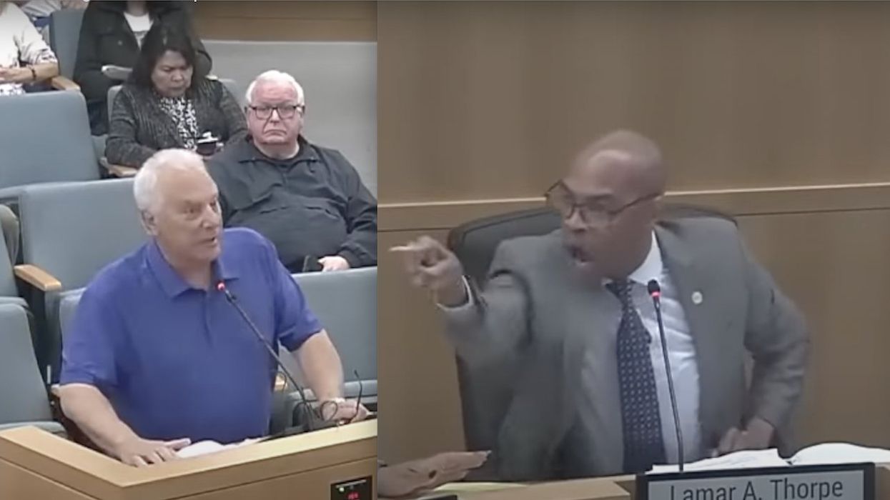'You wanna go outside right now?' Mayor flips out during council meeting, angrily accuses attendee of same 'racism' he sees in community, police force
