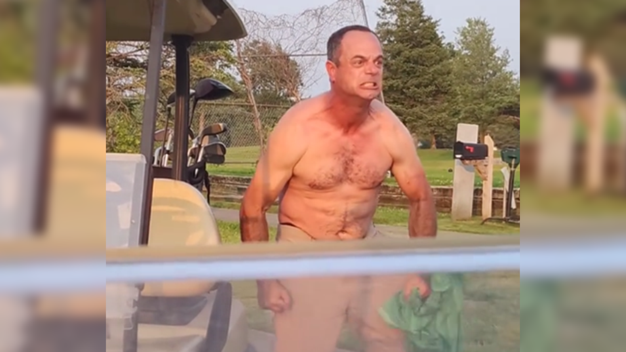 'You want to test God?!' Golf course altercation leads to intense flex-off over stray ball