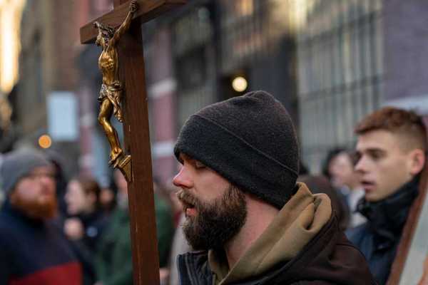 Young men flocking to Christianity in record numbers