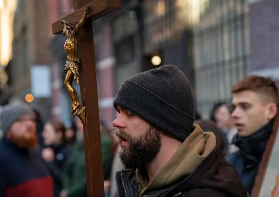 Young men flocking to Christianity in record numbers